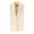 TWINSET TWINSET IVORY SINGLE-BREASTED VEST Ivory