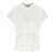 TWINSET TWINSET WHITE T-SHIRT WITH RUFFLE White