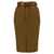 Saint Laurent 'Saharienne' skirt Brown