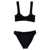 HUNZA G 'Bonnie' bikini set Black