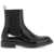 Alexander McQueen Chelsea Float Ankle Boots BLACK/SILVER/TRANSPA