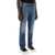 Alexander McQueen Straight Leg Jeans With Faux Pocket On The Back. BLUE WASHED