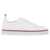 Thom Browne Smooth Leather Sneakers With Tricolor Detail. WHITE