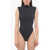 ENTIRE STUDIOS Cotton Stretch Blade Body With Padded Straps Black