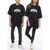Vetements Maxi Embroidered Unisex Crew-Neck T-Shirt Black