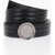 Dior Homme Embossed Leather Belt With Cilp Buckle Black