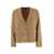 Ralph Lauren POLO RALPH LAUREN Ribbed wool and cashmere cardigan Brown