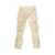 THE ATTICO 'Essie' Beige Low Waisted Jeans With Cargo Pockets And Logo Embroidery In Cotton Denim Woman Beige
