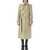 Burberry Burberry Long Leather Trench Coat Green