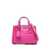 Michael Kors Mini Fuchsia Pink Chantal Tote Bag Coroco Effect in Cow Leather Woman Pink