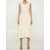 Jil Sander Pleated cotton dress Beige