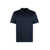 Giorgio Armani Giorgio Armani Short Sleeve Cotton Polo Shirt BLUE