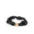 Miu Miu Miu Miu Logo-Charm Rope Bracelet Black