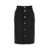 Bottega Veneta Bottega Veneta Stretch Wool Skirt Black