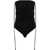 Wolford Wolford Fatal Draping String Bodysuit Black