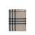 Burberry Burberry Giant Check Wool And Silk Blend Scarf GREY