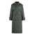 Burberry Burberry Long Cotton Trench Coat GREEN