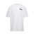 CULTURA White Crewneck T-Shirt With Skate Logo Print In Jersey Man WHITE