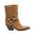 SONORA SONORA Suede texan boots Brown