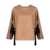 Erika Cavallini Erika Cavallini Nara Wool Blend Blouse Brown