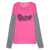 ERL Erl Unisex Printed Light Jersey Ls Tshirt Knit Clothing PINK & PURPLE