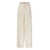 Brunello Cucinelli BRUNELLO CUCINELLI Relaxed trousers in garment-dyed cotton-linen cover-up White