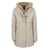 Fay Fay Toggle - Double Front Parka Beige