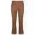 ENES Enes Leather Trousers Brown