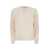Peserico PESERICO Crew-neck sweater in wool, silk and cashmere blend Beige