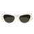 Saint Laurent Saint Laurent Eyewear Sunglasses Beige