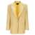 THE ANDAMANE The Andamane Single-Breasted Linen Blazer YELLOW