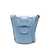 EA7 Ea7 Emporio Armani Leather Bucket Bag CLEAR BLUE
