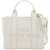 Marc Jacobs The Leather Small Tote Bag COTTON/SILVER