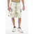 A-COLD-WALL* Logo Print Cargo Shorts Beige