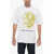 Market Smiley Printed Cotton Crew-Neck T-Shirt White