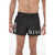 Givenchy Solid Color Swim Shorts With Contrasting Logo Black