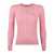 Ralph Lauren Ralph Lauren Pale Pink Cotton Cable-Knit Crew Neck Sweater PINK