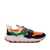 FLOWER MOUNTAIN5 Flower Mountain Yamano 3 Blue Orange And Green Suede And Technical Fabric Sneakers MULTICOLOR