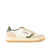 AUTRY Autry Sneakers Medalist Low In White And Green Leather And Suede WHITE