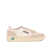 AUTRY Autry Two-Tone White And Pink Leather And Beige Suede Effect Hair Medalist Low Sneakers WHITE, PINK