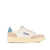 AUTRY Autry Blue And White Suede And Leather Medalist Low Sneakers WHITE