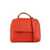 Orciani Orciani Sveva Soft Small Poppy Leather Handbag With Shoulder Strap RED