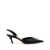 AMINA MUADDI Amina Muaddi Camelia Sling 60 Satin Pumps Black