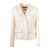 Max Mara Max Mara Single-Breasted Jacket In Fine Double Fabric WHITE