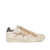 ASH Ash Smooth Leather And Suede Sneakers With Gold Detailing Beige