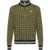 WALES BONNER Wales Bonner Power Track Top Clothing OLIVE AND DARK BROWN