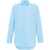 FINAMORE Finamore Cotton And Linen Blend Shirt CLEAR BLUE