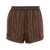 WALES BONNER Wales Bonner Life Shorts Clothing BROWN AND BLUE