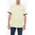 Fred Perry Logo Embroiedered Crew-Neck T-Shirt Yellow