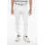 Nine in the morning Straight Leg Rock Jeans With Silver Buttons 17Cm White